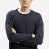 Sweter męski granatowy 34228-001<Cross Jeans Sale