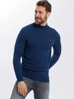Sweter męski granatowy 34243-005<Cross Jeans Fashion
