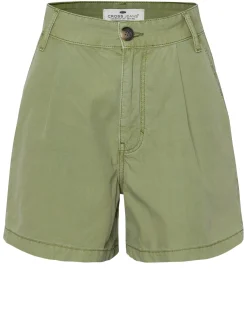 Szorty Chino damskie oliwkowe B 596-009<Cross Jeans Outlet