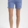 Szorty damskie dresowe niebieskie 80129-647<Cross Jeans Sale