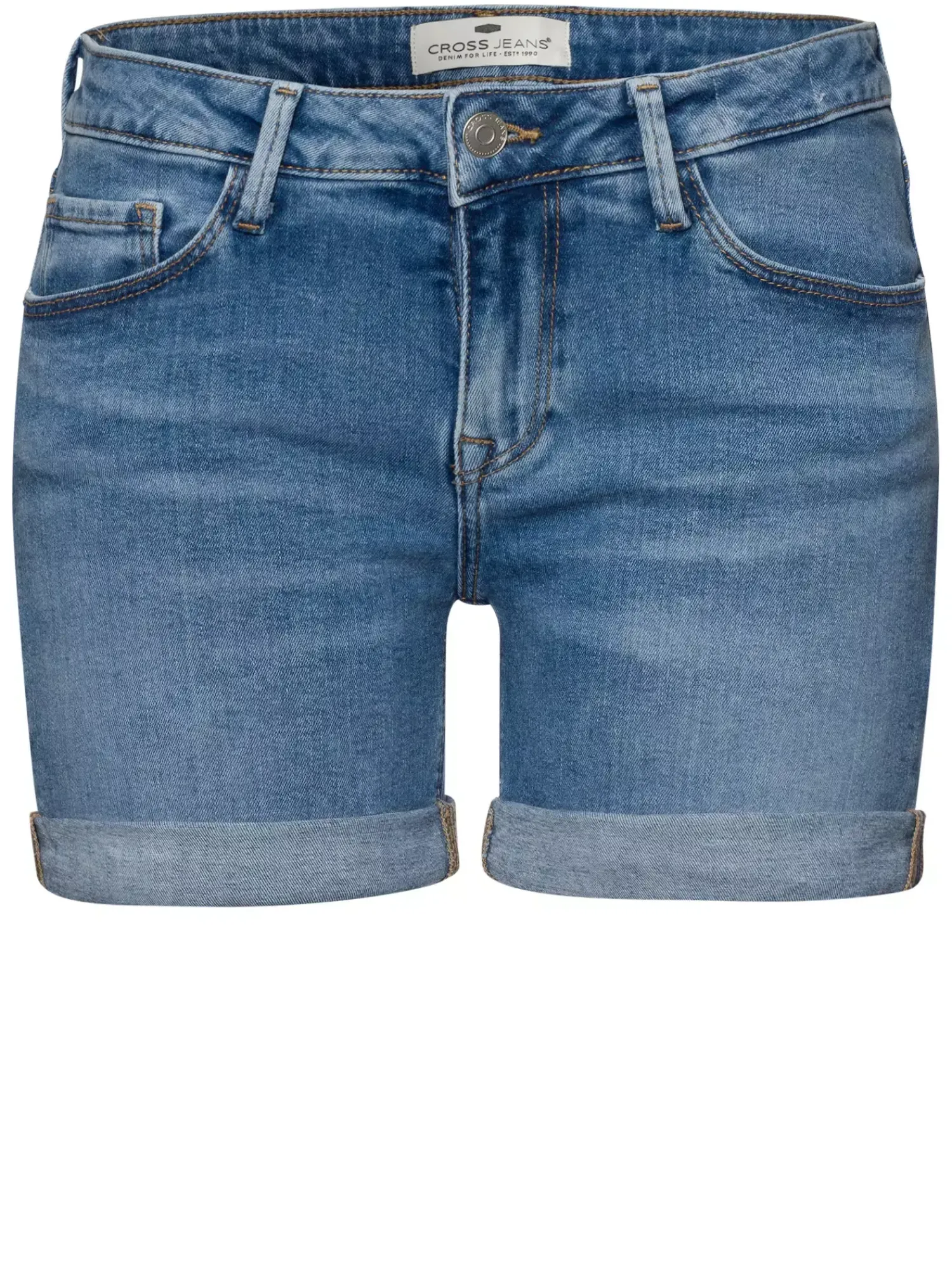 Szorty jeansowe damskie niebieskie Zena A 514-076<Cross Jeans New