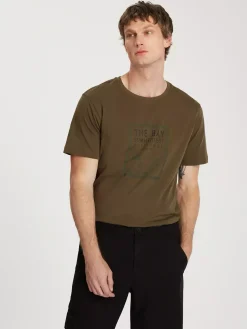 T-shirt męski 16090-002<Cross Jeans Fashion